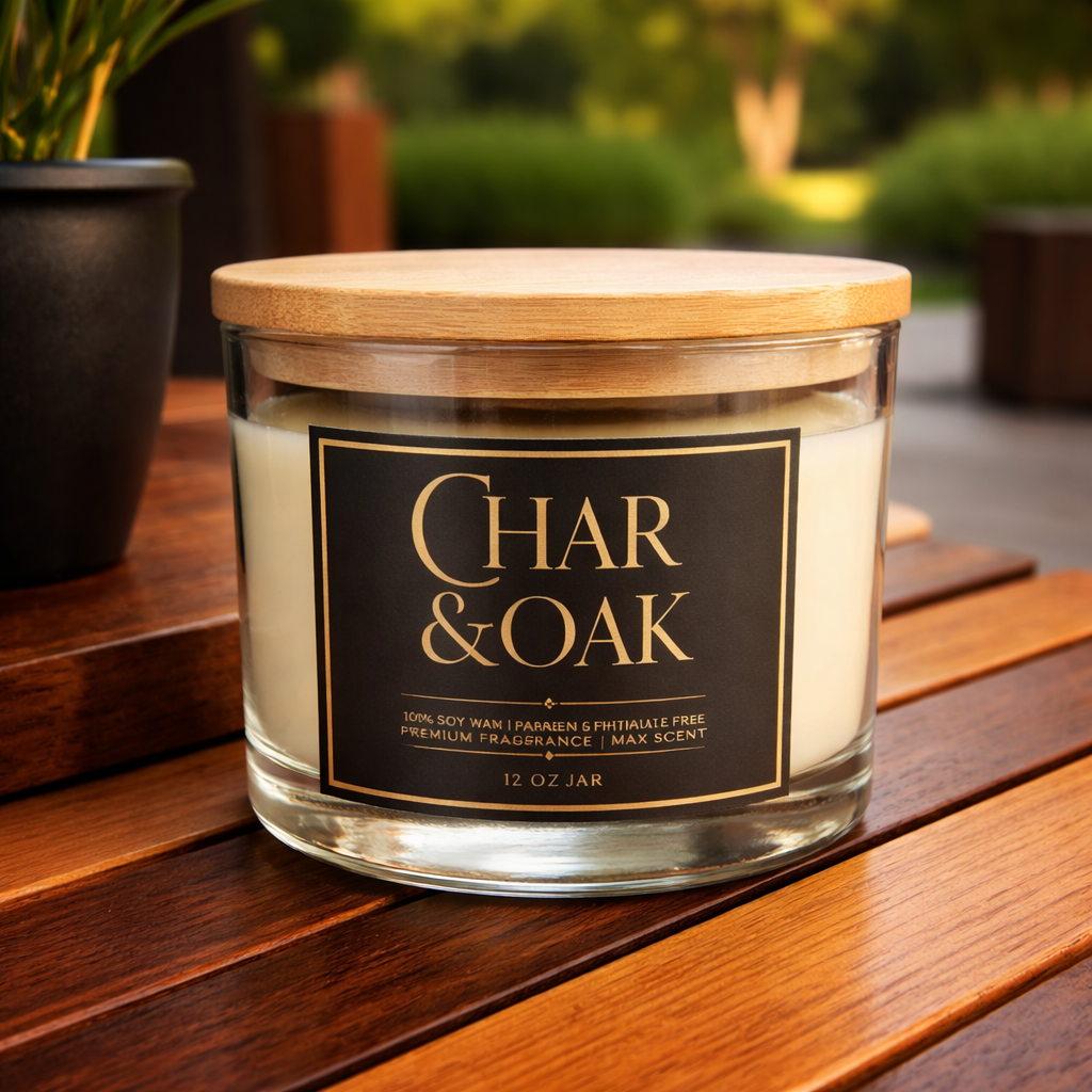 Mahogany Teakwood candle