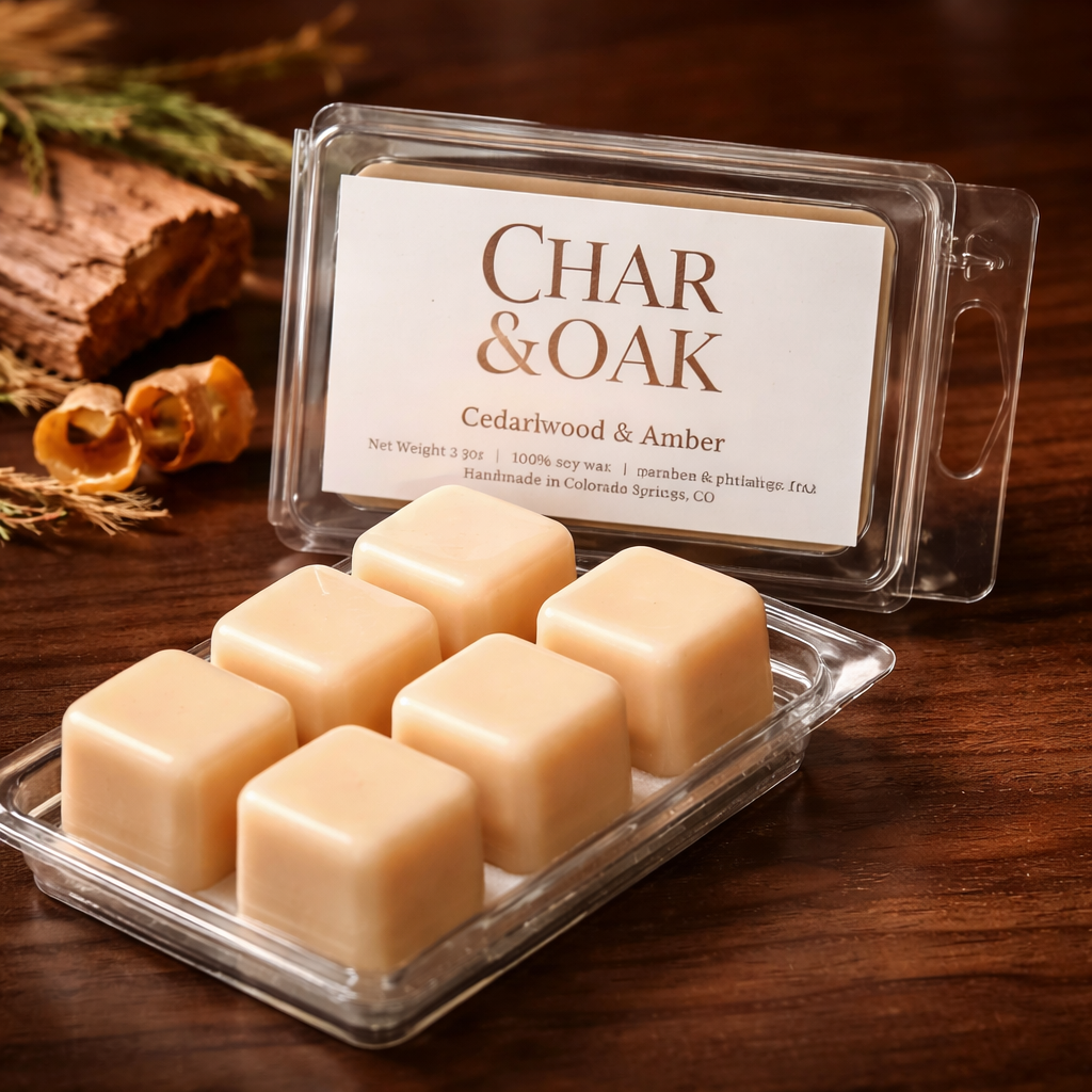 Cedarwood & Amber wax melt bar