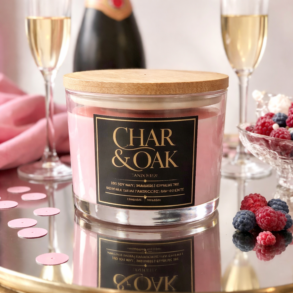 Champagne Toast Candle