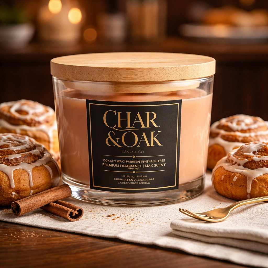 Cinnamon Roll Candle