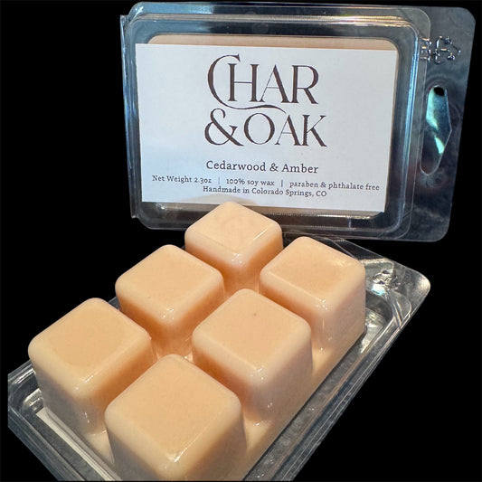 Cedarwood & Amber wax melt bar
