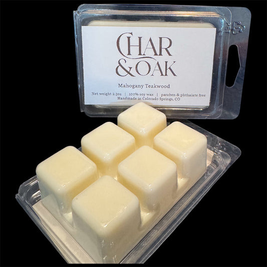 Mahogany Teakwood wax melt bar