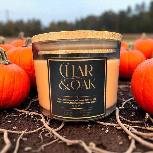 Pumpkin spice candle